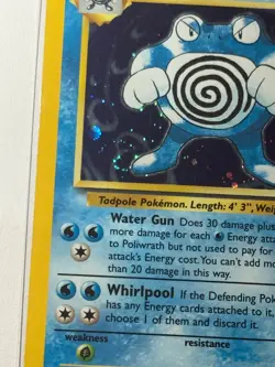 Pokemon TCG Poliwrath 15/130 Holo Rare Base Set 2 SWIRL - Image 3