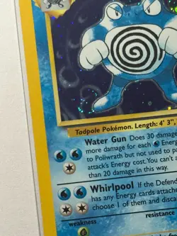 Pokemon TCG Poliwrath 15/130 Holo Rare Base Set 2 SWIRL - Image 4
