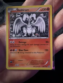 Reshiram 28/113 Legendary Treasures Reverse Holo Rare Pokemon TCG - Image 5