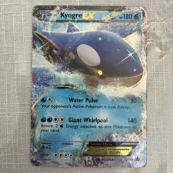 Pokemon Kyogre EX XY41 XY Black Star Promo MP - Image 1