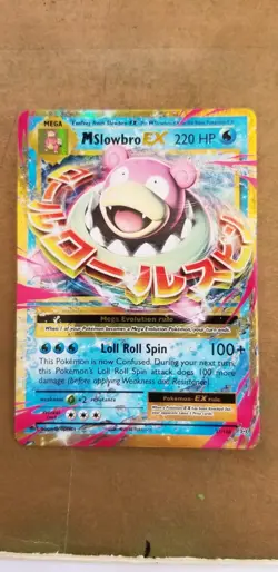 2016 Pokemon M Slowbro EX 27/108 Evolutions Ultra Rare Excellent* - Image 1