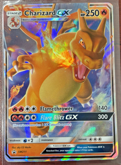 Charizard GX SM211 Promo Hidden Fates NM Pokemon Card Holo - Image 1