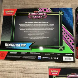 Pokemon TCG Shrouded Fable Kingdra EX & Greninja EX & Kingambit Collection Boxes - Image 5