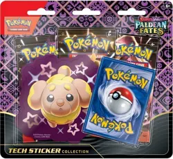 Pokemon TCG PALDEAN FATES Tech Sticker Collection FIDOUGH - ENGLISH - Image 1
