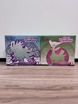 Pokemon Temporal Forces Walking Wake & Iron Leaves Elite Trainer Box Set Sealed - Image 1