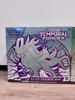 Pokemon Temporal Forces Walking Wake & Iron Leaves Elite Trainer Box Set Sealed - Image 2