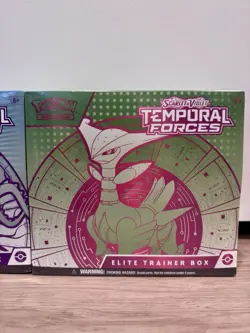 Pokemon Temporal Forces Walking Wake & Iron Leaves Elite Trainer Box Set Sealed - Image 4