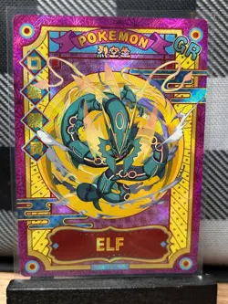 Pokemon TCG: Rayquaza Variant KDJL-GR-005, (Chinese) EIF Collection _ HOLO - Image 1