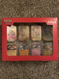 Sam’s Club Pokemon 151 Mini Tins 4 Pack Factory Sealed - Image 1