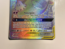 Pokemon Gengar & Mimikyu GX Secret Rare Full Art Holo 186/181 Team Up TCG - Image 5