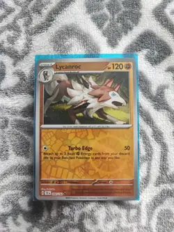 Pokemon TCG Lycanroc Scarlet & Violet-Temporal Forces 090/162 Reverse Holo - Image 1