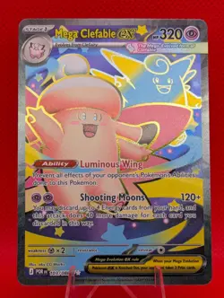 MEGA CLEFABLE EX 103/088 ULTRA RARE PERFECT ORDER POKEMON LP/NM MEGA CLEFABLE EX - Image 1