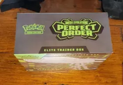 Pokemon TCG Mega Evolution 3 Perfect Order Elite Trainer Box Sealed Pokemon Etb - Image 3