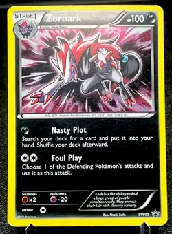Zoroark BW09 MP Cosmos Holo Black & White Black Star Pokemon Promo! - Image 1