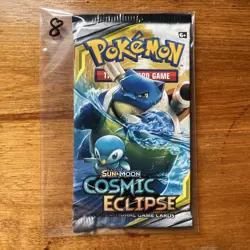 Pokemon TCG Sun & Moon Cosmic Eclipse Booster Pack New Sealed - Image 1
