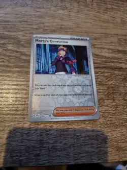 Morty's Conviction - 155/162 - Reverse Holo Uncommon - Temporal Forces - Pokemon - Image 1