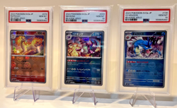 Pokemon Japanese 151 Set of 3 Sequential Poke Ball Reverse Holos All PSA 10 💎 - Image 3