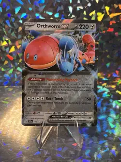 Orthworm ex 110/142 Sv07 - Pokemon Stellar Crown - Lightly Played Ultra Rare - Image 1
