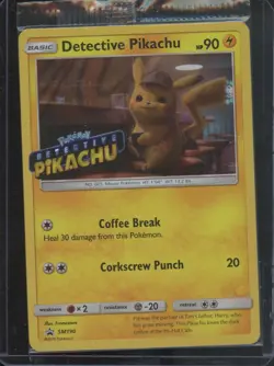 Pokemon TCG Detective Pikachu SM190 Sun & Moon Stamped Promo Sealed NM - Image 1