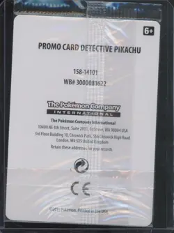 Pokemon TCG Detective Pikachu SM190 Sun & Moon Stamped Promo Sealed NM - Image 2