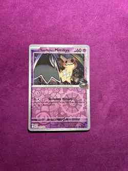 Team Rocket's Mimikyu 087/182 Uncommon Destined Rivals Pokemon Reverse Holo NM - Image 1