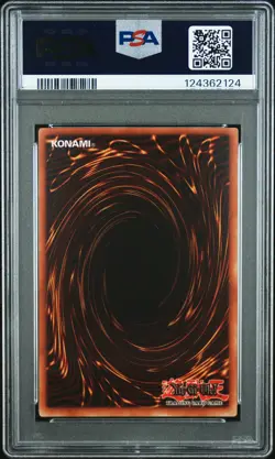 2002 YU-GI-OH! LOB-LEGEND OF BLUE EYES WHITE DRAGON 1ST ED FINAL FLAME PSA 9 - Image 2