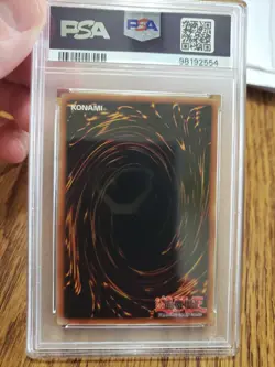 2002 Yu-Gi-Oh LOB-061 Two-Pronged Attack Legend of Blue Eyes 1st Ed. PSA Mint 9 - Image 3