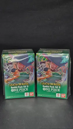 (2x) One Piece CCG Op-12 Legacy Of The Master Double Pack Set 8 - Image 1