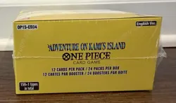 One Piece OP15/EB04 Adventure on KAMI’S Island Booster Box ENGLISH Sealed - Image 3