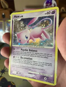 Pokemon TCG Mew 15/132 D&P Secret Wonders Rare Holo - Image 1