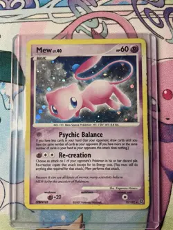 Pokemon TCG Mew 15/132 D&P Secret Wonders Rare Holo - Image 2