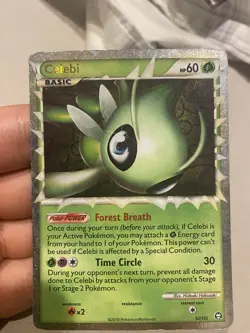 Pokemon TCG Celebi Prime HS-Triumphant 92/102 Holo Holo Rare Prime - Image 4
