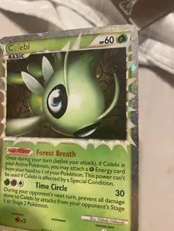 Pokemon TCG Celebi Prime HS-Triumphant 92/102 Holo Holo Rare Prime - Image 5