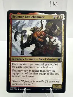 Bruenor Battlehammer Adventures in the Forgotten Realms Regular Mtg - Image 4