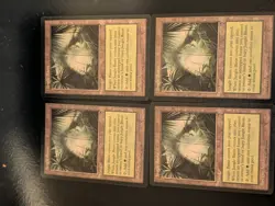 Jungle Basin X4 Magic the Gathering Visions NM - Image 2