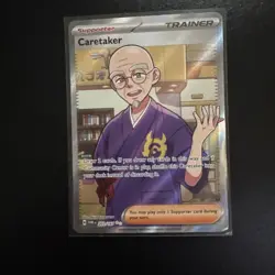 Caretaker Pokemon Twilight Masquerade 203/167 Full Art Ultra Rare NM - Image 1