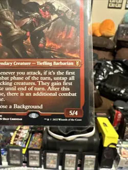 MTG Karlach, Fury of Avernus FOIL ETCHED Commander Legends Baldur's Gate 507 NM - Image 3