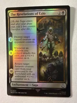 The Revelations of Ezio #31 (Foil) (NM) Assassin's Creed ACR Magic MTG - Image 1