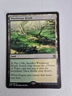 Wizards Windswept Heath Khans of Tarkir Land Rare Regular 248 Yeong-Hao Han MTG - Image 1