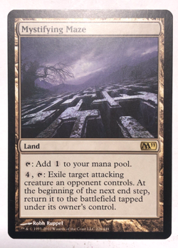 Mystifying Maze 226/249 M11 Core Set 2011 M11 MTG Magic the Gathering NM - Image 1