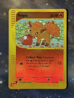 Vulpix 116/147 Aquapolis REVERSE HOLO 2003 Vintage WOTC Pokemon NM MINT - Image 1