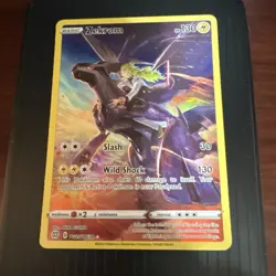 Pokemon Zekrom Brilliant Stars TG05/30 Ultra Rare Holo HP130 Wild Shock Slash - Image 1