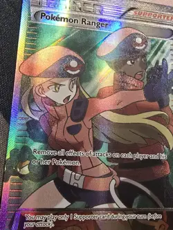 Pokemon Ranger (Full Art) 113/114 XY - Steam Siege Holo NM - Image 3
