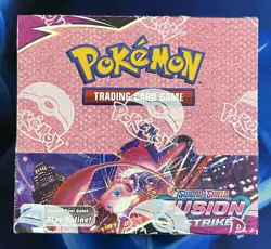 Pokemon 2021 Sword & Shield Fusion Strike Booster Box TCG Sealed Nm Mint - Image 1