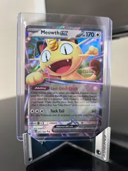 Meowth ex 062/088 Double Rare Pokemon Perfect Order ME03 NM - Image 1