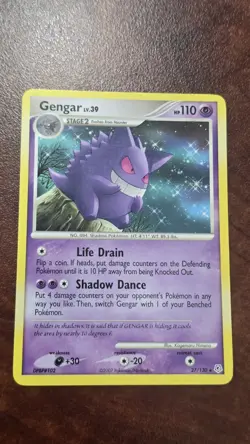 Gengar 27/130 Non-holo Pokemon Diamond And Pearl -NM - Image 1
