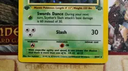 Scyther 10/64 Holo Rare 1st Edition NM-/LP+ Jungle 1999 Pokemon - Image 2