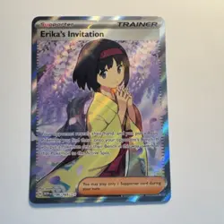 Pokemon TCG Erika's Invitation Full Art Holo Ultra Rare 196/165 151 2023 - Image 1