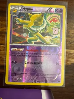 Hypno 51/122 Rare BREAKpoint Pokemon Reverse Holo Near Mint - Image 1