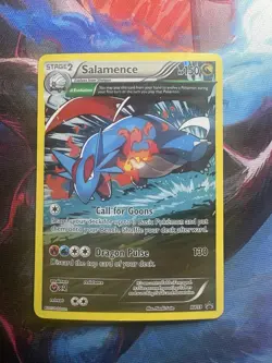 Pokemon TCG Salamence XY59 Cosmo Black Star Promo Holo Rare LP Condition - Image 1
